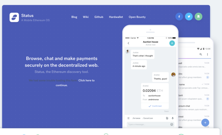 Status.im: Ethereum Mobile Browser with Jarrad Hope and Oskar Thoren