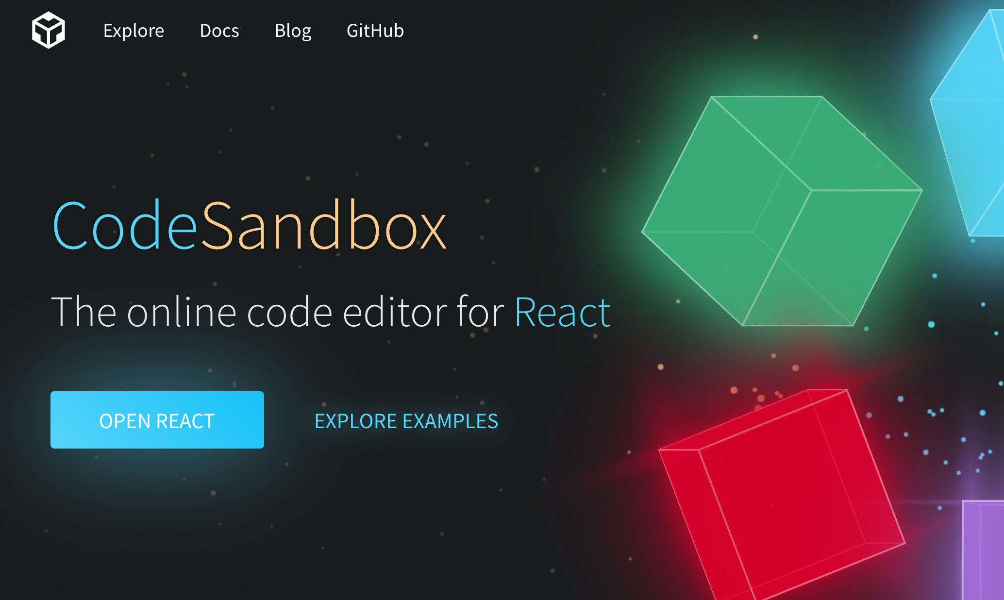 Codesandbox. Code Sandbox.
