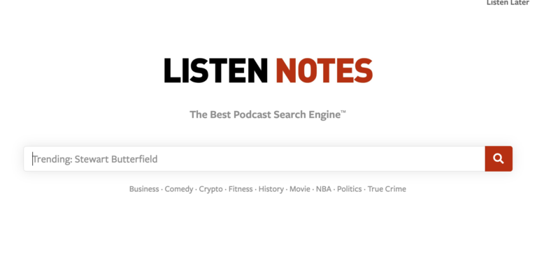 ListenNotes: Podcast Search Engine with Wenbin Fang