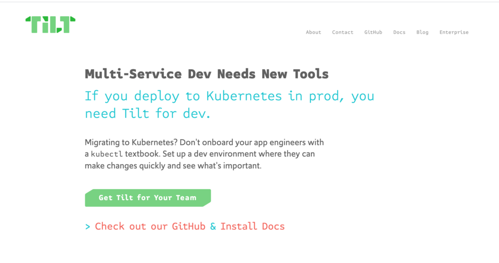 Tilt: Kubernetes Tooling with Dan Bentley