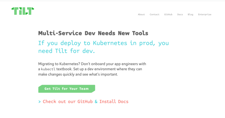 Tilt: Kubernetes Tooling with Dan Bentley