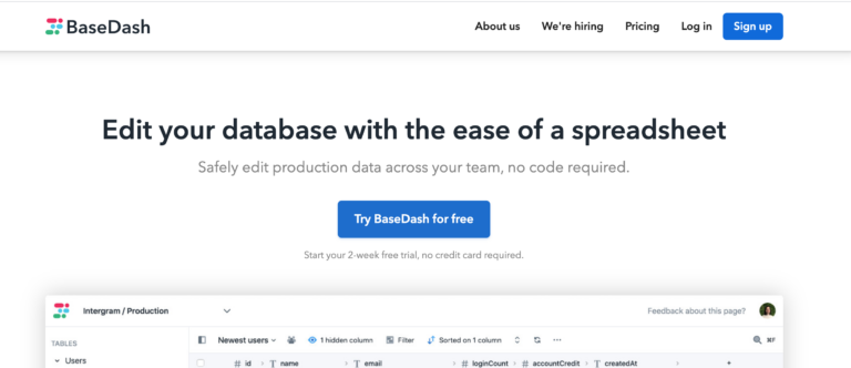 Basedash: Low Code Database Editor with Max Musing