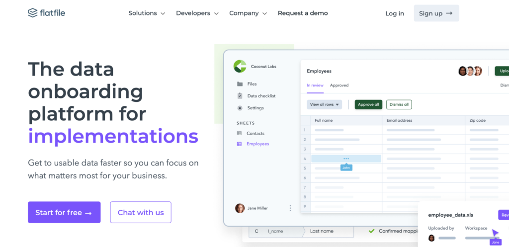 Flatfile: Data Onboarding on Flatfile with David Boskovic and Eric Crane