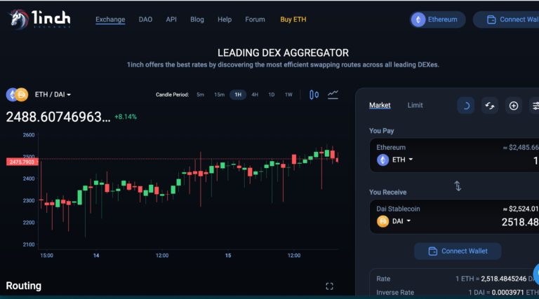 1inch Exchange: Decentralized Exchange Aggregation with Anton Bukov