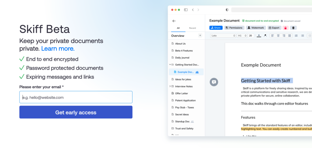 Skiff: Secure Document Collaboration with Andrew Milich