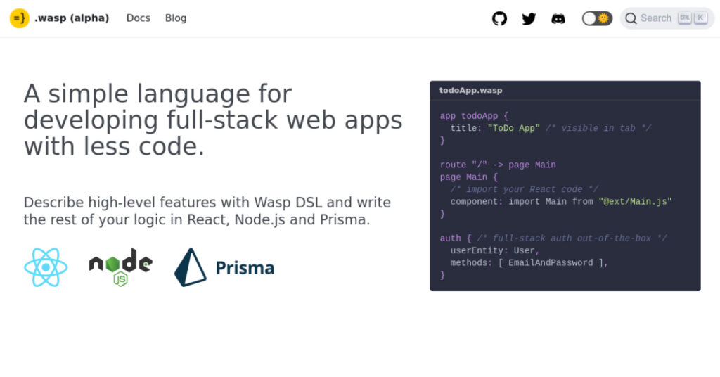 Wasp-Lang: Boilerplate Code with Matija Sosic