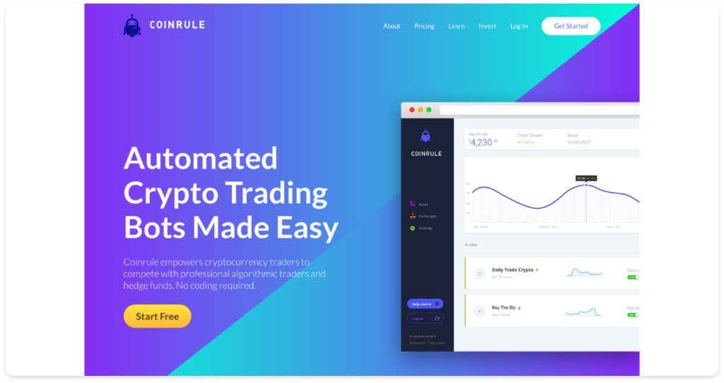 Coinrule Automated Crypto Trading with Zdenek Hofler
