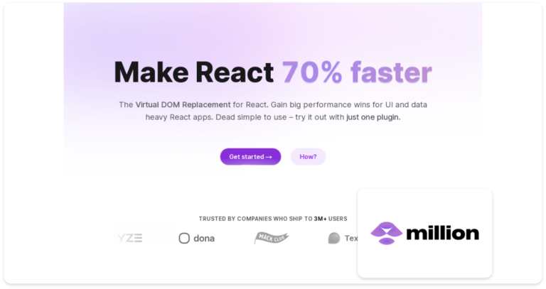 Making React 70% faster with Aiden Bai of Million.js